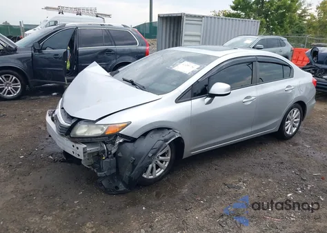 2012 Honda Civic Ex from USA, damaged, VIN 19XFB2F86CE325907